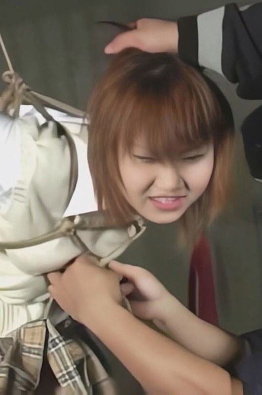 TSSR-064-10 - A High School Girl With Clothespins On Her Nipples, Restrained And Screaming As She's Whipped